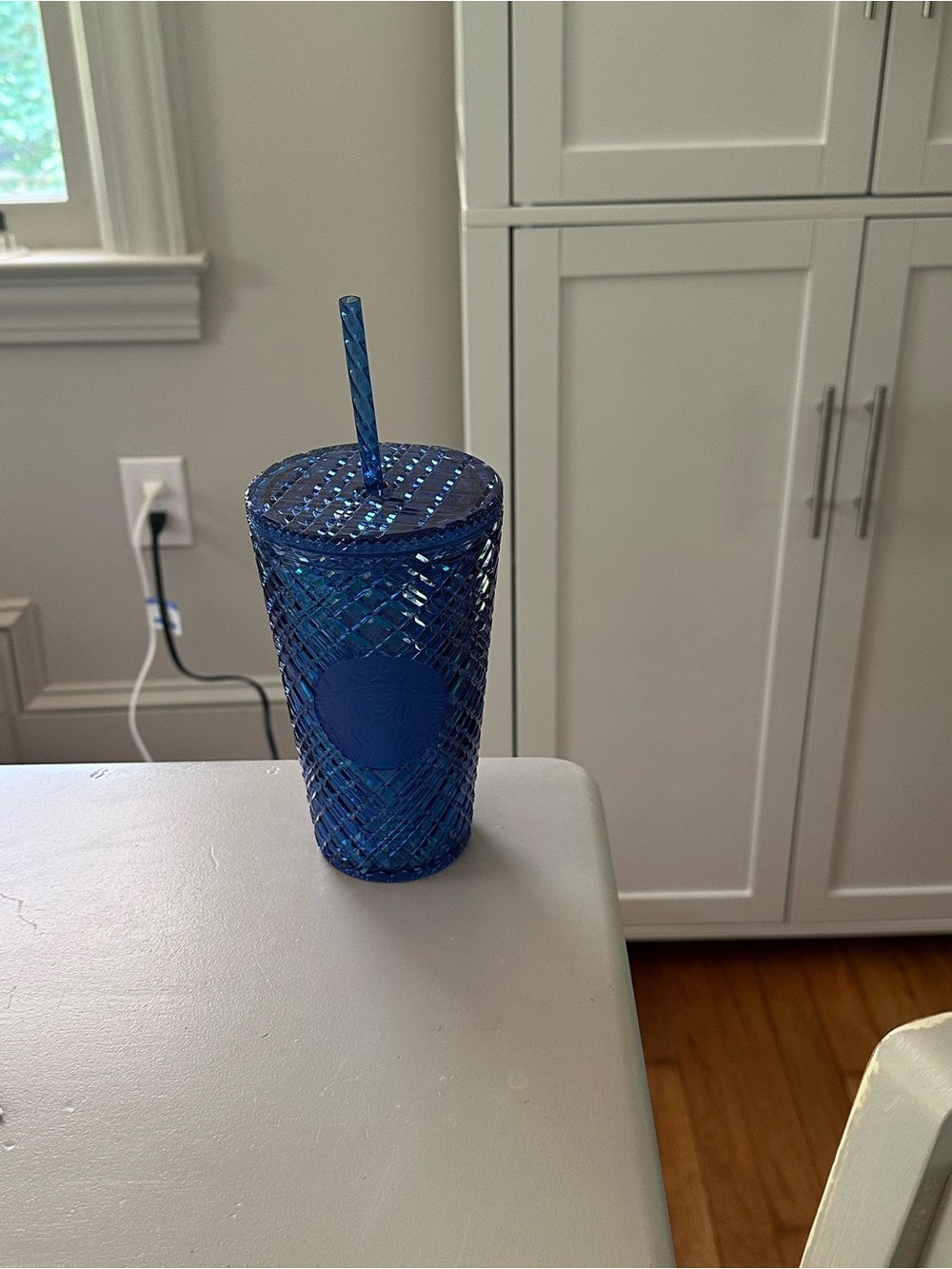 Starbucks blue iridescent tumbler